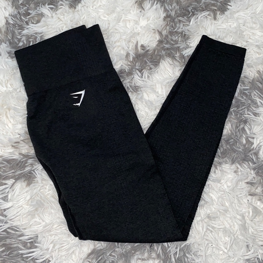 black gymshark leggings